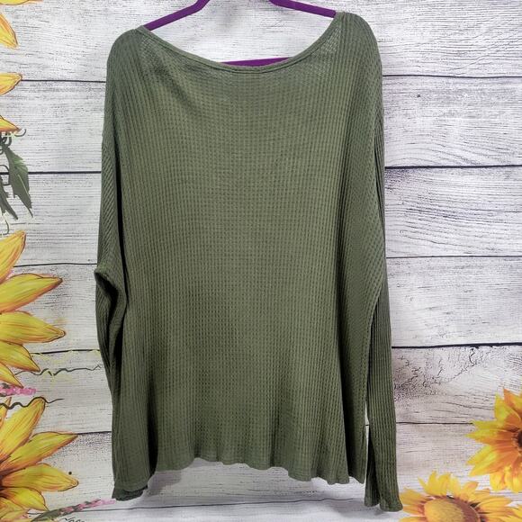 Free Kisses Long Sleeve Button Front Sweater Size 3X - Picture 6 of 6